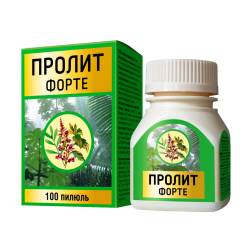 Пролит Форте пилюли массой 225 мг 100 шт Пролит Форте пилюли массой 225 мг 100 шт