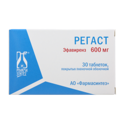 Регаст таблетки покрыт.плен.об. 600 мг 30 шт Регаст таблетки покрыт.плен.об. 600 мг 30 шт
