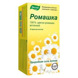 Ромашки цветки фильтр-пакеты 1,5 г 20 шт Ромашки цветки фильтр-пакеты 1,5 г 20 шт