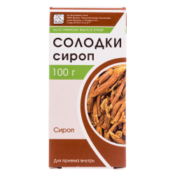 Солодки корень сироп 100 г 1 шт Солодки корень сироп 100 г 1 шт