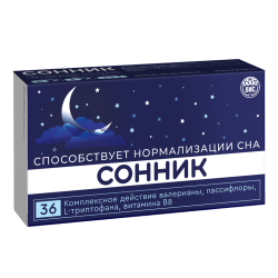 Сонник капсулы по 0,3 г 36 шт