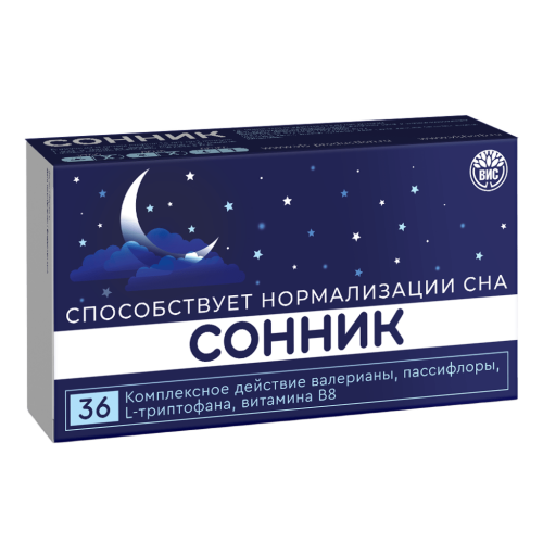 Сонник капсулы по 0,3 г 36 шт