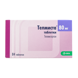 Телмиста таблетки 80 мг 84 шт Телмиста таблетки 80 мг 84 шт