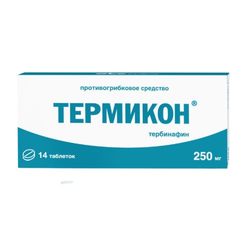 Термикон таблетки 250 мг 14 шт Термикон таблетки 250 мг 14 шт