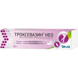 Троксевазин Нео гель для наружного применения 40 г 1 шт Троксевазин Нео гель для наружного применения 40 г 1 шт