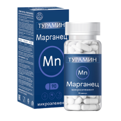 Турамин Марганец капсулы массой 0,2 г 90 шт