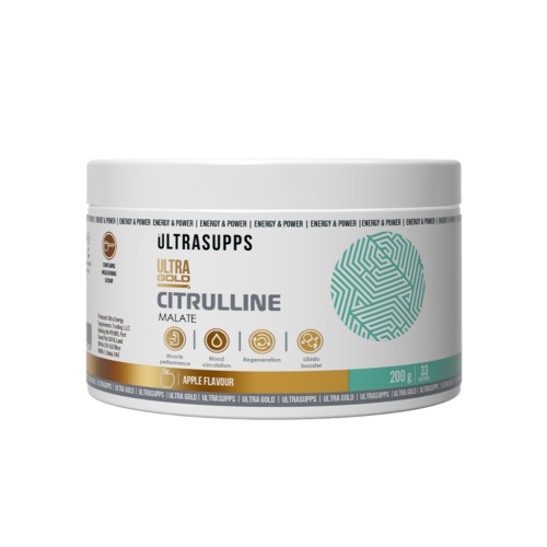 Ultrasupps Ультра Голд Цитрулин / Ultra Gold Citrulline Apple со вкусом яблока порошок массой 200 г 1 шт