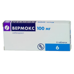 Вермокс таблетки 100 мг 6 шт Вермокс таблетки 100 мг 6 шт
