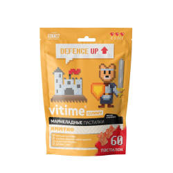 Vitime Gummy Мармеладные жевательные пастилки Иммуно массой 2,5 г в zip-пакете 60 шт