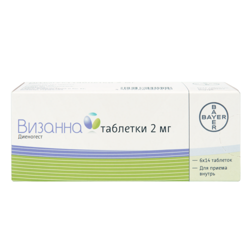 Визанна таблетки 2 мг 84 шт Визанна таблетки 2 мг 84 шт