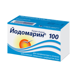 Йодомарин 100 таблетки 0,1 мг 100 шт Йодомарин 100 таблетки 0,1 мг 100 шт