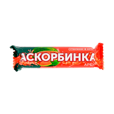 Аскорбинка Губернские аптеки таб крутка арбуз 3г №10