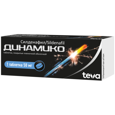 Динамико таблетки покрыт.плен.об. 50 мг 1 шт.