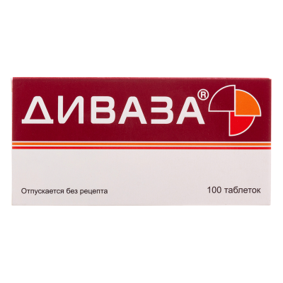 Диваза таблетки для рассасывания 100 шт