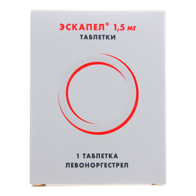 Эскапел таблетки 1,5 мг 1 шт