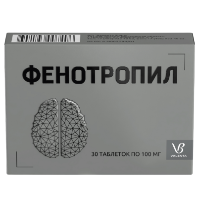 Фенотропил таблетки 100 мг 30 шт