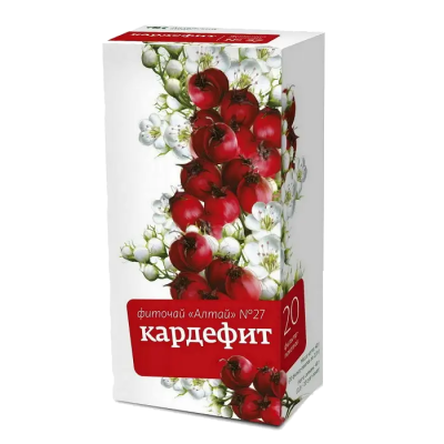 Фиточай Алтай №27 Кардефит фильтр-пакеты по 2,0 г 20 шт