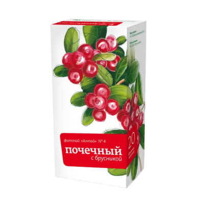 Фиточай Алтай №4 Почечный с брусникой фильтр-пакеты по 2,0 г 20 шт