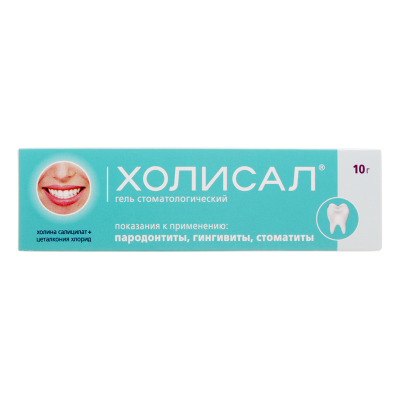 Холисал гель стоматологический 10 г 1 шт