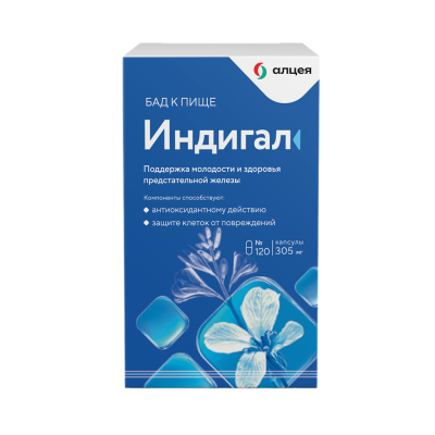 Индигал капсулы по 400 мг 120 шт