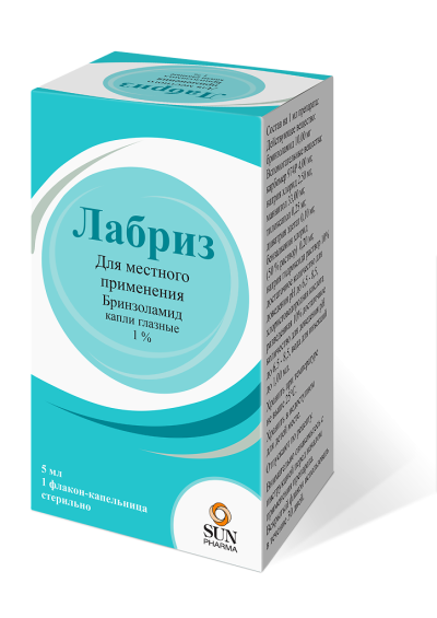 Лабриз капли глазные 1 % 5 мл 1 шт