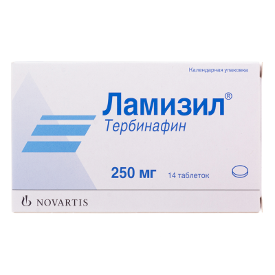 Ламизил таблетки 250 мг 14 шт