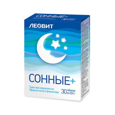 Леовит Сонные таблетки массой 0,55 г 30 шт