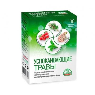 Леовит Успокаивающие травы таблетки массой 0,55 г 30 шт