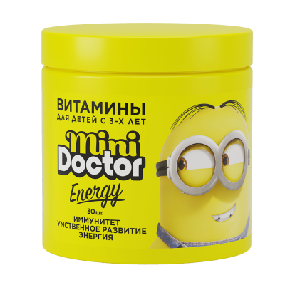 Мини Доктор Энерджи жевательные пастилки массой 3,5 г 30 шт