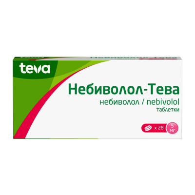 Небиволол-Тева таблетки 5 мг 28 шт