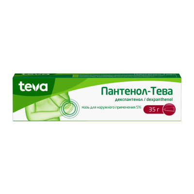 Пантенол-Тева мазь для наружного применения 5 % 35 г 1 шт