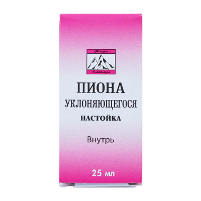 Пиона уклоняющегося настойка 25 мл 1 шт