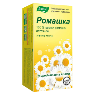 Ромашки цветки фильтр-пакеты 1,5 г 20 шт