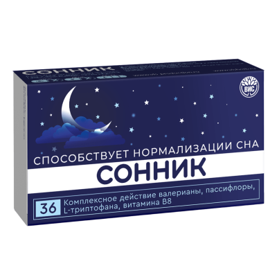 Сонник капсулы по 0,3 г 36 шт