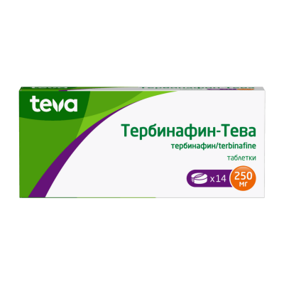 Тербинафин-Тева таблетки 250 мг 14 шт