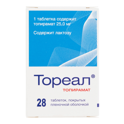 Тореал таблетки покрыт.плен.об. 25 мг 28 шт
