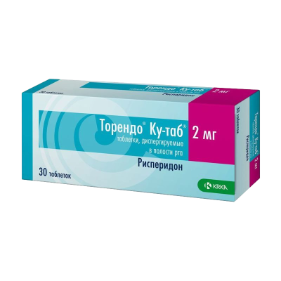 Торендо Ку-таб таблетки диспергируемые в полости рта 2 мг 30 шт