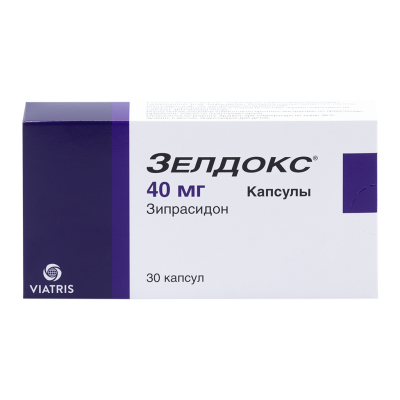 Зелдокс капсулы 40 мг 30 шт