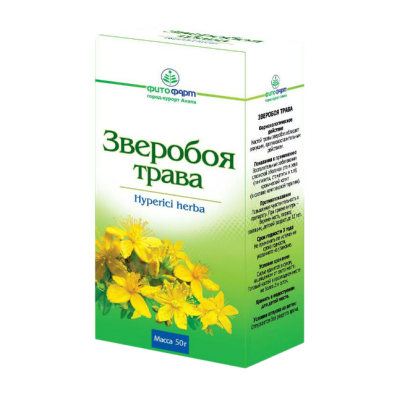 Зверобоя трава измельченная пачка 50 г 1 шт